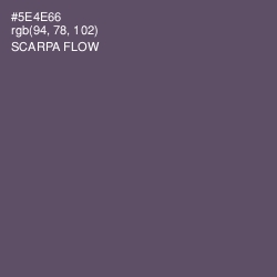 #5E4E66 - Scarpa Flow Color Image